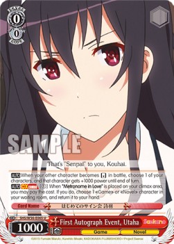 First Autograph Event, Utaha - Saekano: How to Raise a Boring Girlfriend