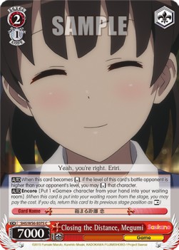 Closing the Distance, Megumi - Saekano: How to Raise a Boring Girlfriend