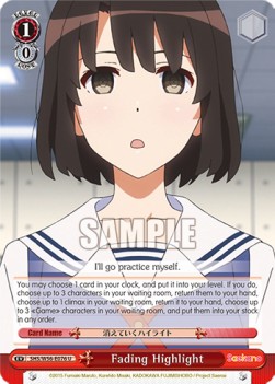 Fading Highlight - Saekano: How to Raise a Boring Girlfriend