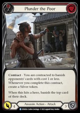 Plunder the Poor (Red) (Regular) - Dynasty