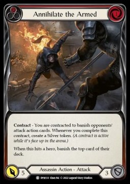 Annihilate the Armed (Red) (Regular) - Dynasty