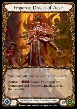 Emperor, Dracai of Aesir (Rainbow Foil) - Dynasty