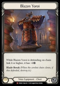 Blazen Yoroi (Regular) - Dynasty