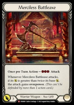 Merciless Battleaxe (Regular) - Dynasty