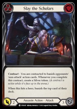 Slay the Scholars (Blue) (Regular) - Dynasty