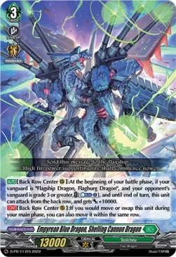 Empyrean Blue Dragon, Shelling Cannon Dragon [D Format] - D-Promos