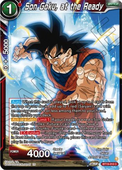 Son Goku, at the Ready - Fighter's Ambition
