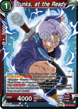 Trunks, at the Ready - Fighter's Ambition