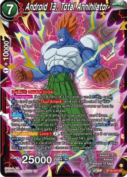 Android 13, Total Annihilator (V.1 - Super Rare) - Fighter's Ambition