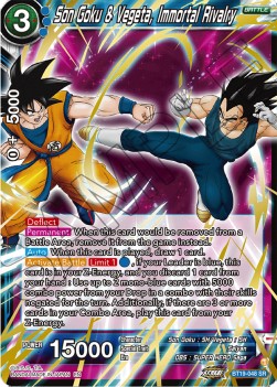 Son Goku & Vegeta, Immortal Rivalry (V.1 - Super Rare) - Fighter's Ambition