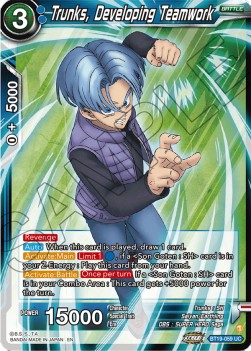 Trunks, Developing Teamwork - Fighter's Ambition