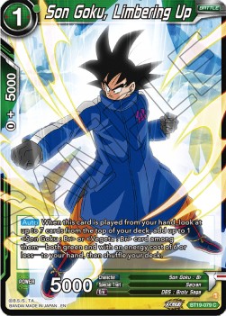 Son Goku, Limbering Up - Fighter's Ambition