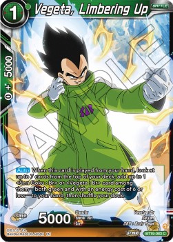 Vegeta, Limbering Up - Fighter's Ambition