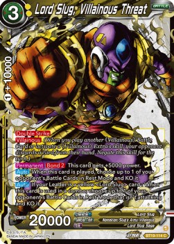 Lord Slug, Villainous Threat - Fighter's Ambition