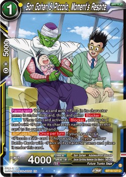 Son Gohan & Piccolo, Moment's Respite - Fighter's Ambition
