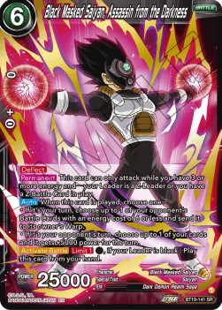 Black Masked Saiyan, Assassin from the Darkness (V.1 - Super Rare) - Fighter's Ambition