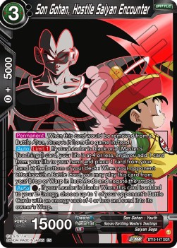 Son Gohan, Hostile Saiyan Encounter - Fighter's Ambition