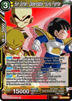 Son Gohan, Dependable Young Fighter - Fighter's Ambition