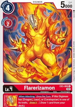 Flarerizamon (EX3-006) - Draconic Roar