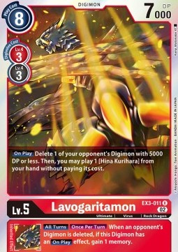 Lavogaritamon (EX3-011) - Draconic Roar