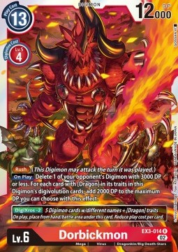 Dorbickmon (EX3-014) (V.1) - Draconic Roar