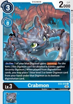 Crabmon (EX3-015) - Draconic Roar