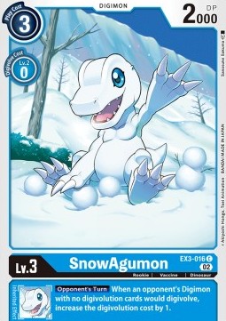 SnowAgumon (EX3-016) - Draconic Roar
