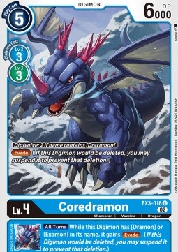 Coredramon (EX3-018) - Draconic Roar