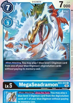 MegaSeadramon (EX3-022) - Draconic Roar