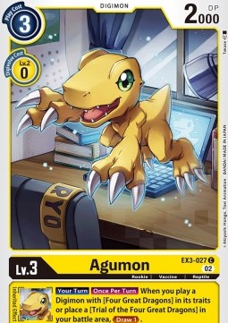Agumon (EX3-027) - Draconic Roar