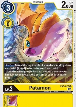 Patamon (EX3-028) - Draconic Roar