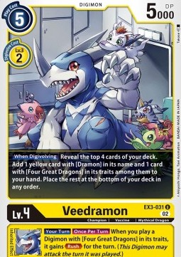 Veedramon (EX3-031) (V.1) - Draconic Roar