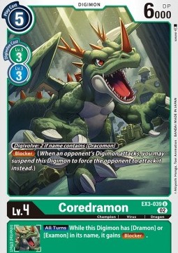 Coredramon (EX3-039) - Draconic Roar