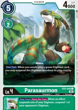 Parasaurmon (EX3-040) - Draconic Roar