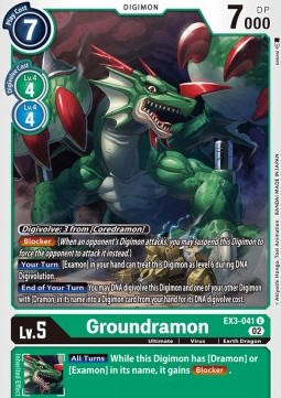 Groundramon (EX3-041) (V.1) - Draconic Roar