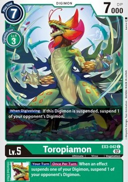 Toropiamon (EX3-042) - Draconic Roar