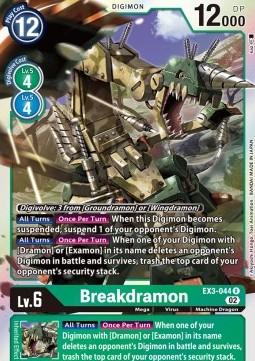 Breakdramon (EX3-044) (V.1) - Draconic Roar