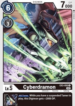 Cyberdramon (EX3-050) - Draconic Roar