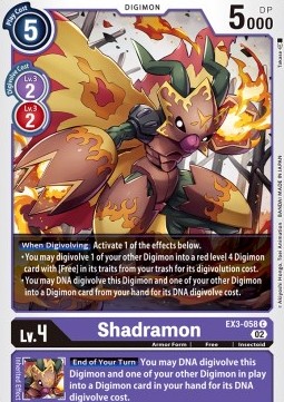 Shadramon (EX3-058) - Draconic Roar