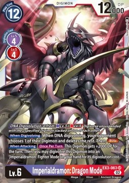 Imperialdramon: Dragon Mode (EX3-063) (V.1) - Draconic Roar