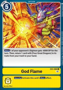 God Flame (EX3-068) - Draconic Roar