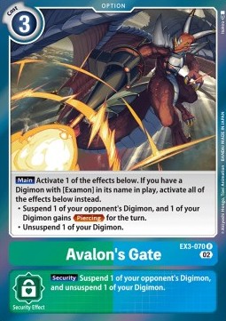 Avalon's Gate (EX3-070) - Draconic Roar