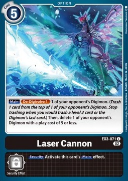 Laser Cannon (EX3-071) - Draconic Roar