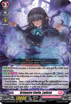 Grimoire Etoile, Luticia [D Format] (V.1 - Triple Rare) - Lyrical Monasterio: Summertime Memories!