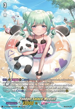 Fondant Solace, Mediell [D Format] (V.3 - Secret Rare) - Lyrical Monasterio: Summertime Memories!