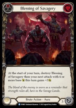 Blessing of Savagery (Red) (Regular) - Dynasty