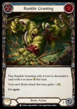Rumble Grunting (Blue) (Regular) - Dynasty