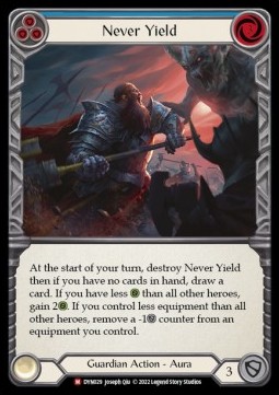 Never Yield (Regular) - Dynasty