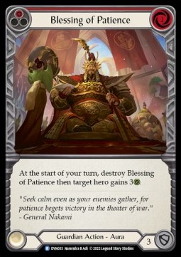 Blessing of Patience (Red) (Regular) - Dynasty