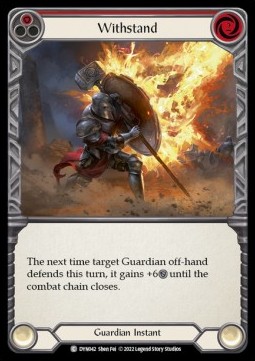 Withstand (Red) (Regular) - Dynasty